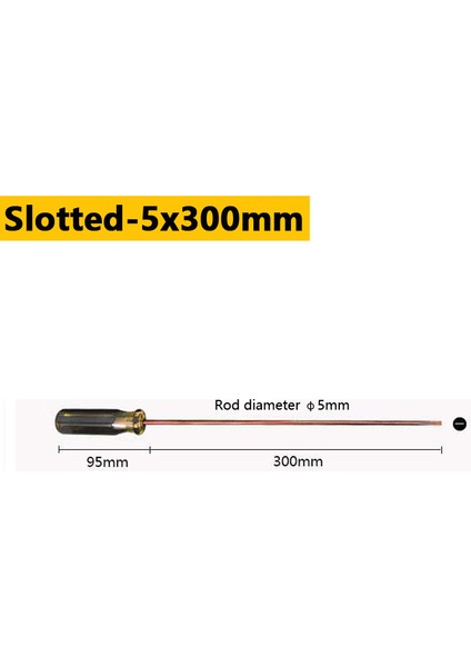 Songjıate Erik Çiçeği ile Ekstra Uzun Oluklu ve Phillips Tornavida 500MM (Yurt Dışından)