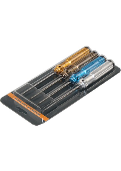 En Kaliteli Titanyum Nitrür Tini Hex Sürücü Anahtarı Tornavida 4 Parça Set 1.5mm/2mm/2.5mm/3.0mm Rc Helikopter Için (Yurt Dışından)