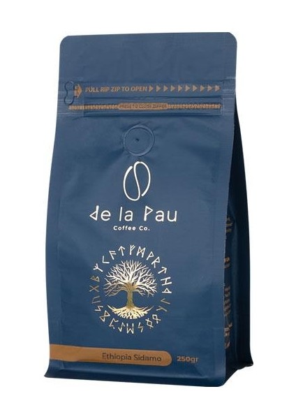 Ethiopia Sidamo Çekirdek Yöresel Kahve 250 gr