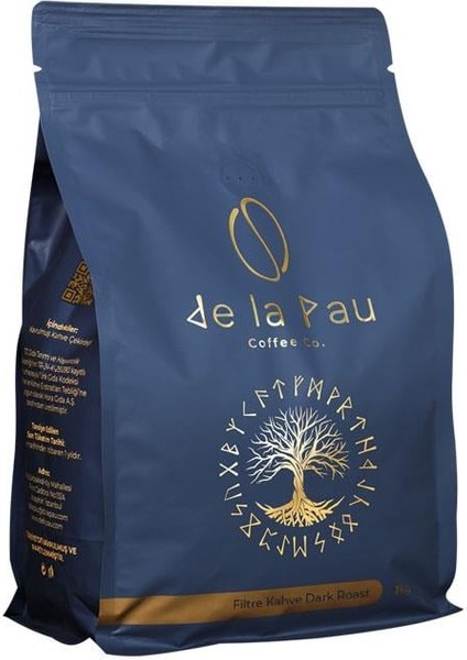 Dark Roast Blend Filtre Kahve %80 Arabica Çekirdek 1 kg