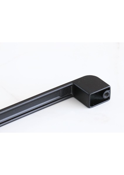 Gölcük Oval (224 mm - 22.4 cm) Metal Siyah Mobilya Mutfak Çekmece Dolap Dolabı Kulpu Kulbu Kulpları 10 ADET