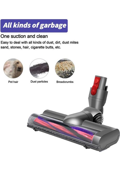 V7 V8 V10 V11 V15 Motor Yüksek Torklu Vakum Temizleyici Doğrudan Tahrikli Silindir Zemin Için Türbin Fırçası (Yurt Dışından) fırsatları