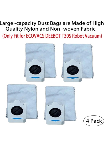 T30S Robot Süpürge Yedek Parçaları Ana Yan Fırça Hepa Filtre Paspas Pedi Toz Torbası Aksesuarları (Yurt Dışından) fırsatları