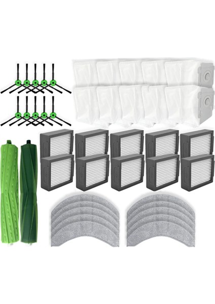 10 Max Vakum Yedek Parçaları Ana Silindir Yan Fırça Hepa Filtre Paspas Pedleri Toz Torbası Aksesuarları (Yurt Dışından)