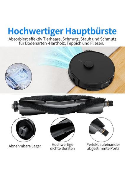 T20 Robot Süpürge Ana Yan Fırça Hepa Filtre Paspas Pedleri Toz Torbaları Yedek Parçaları (Yurt Dışından) fiyatları