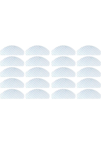 Ecovacs Deebot Ozmo T9 Serisi T8 Serisi T8 Aıvı T8 Max N8 Pro Plus Robot Vakum Için 20 Adet Yedek Paspas Pedleri (Yurt Dışından)