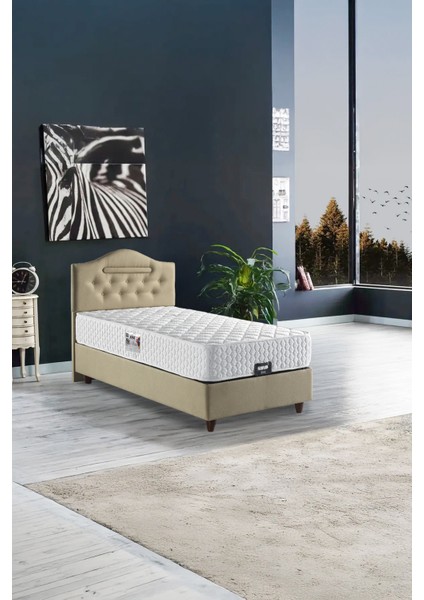 Ipek Mobilya Nima Baza Tek Kişilik (Bej) 100X200