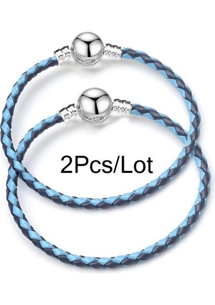 16Cm Tarzı No.42 Boyutu 2 Adetlot Rendy Deri Zincir Charm Bilezik Yılan Zincir Bileklik Bileklik Kadın Erkek Arkadaş Çocuklar Için Dıy Takı Yapımı (Yurt Dışından)