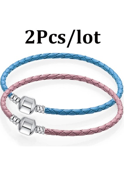 18Cm Tarzı No.22 Boyutu 2 Adetlot Rendy Deri Zincir Charm Bilezik Yılan Zincir Bileklik Bileklik Kadın Erkek Arkadaş Çocuklar Için Dıy Takı Yapımı (Yurt Dışından) fiyatları