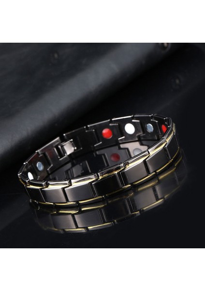 Z214-2 2022 Yeni Erkek Takı Manyetik Terapi Sağlık Anti-Horlama Paslanmaz Çelik Bilezik Erkekler Için Ayarlanabilir Bilezik Pulsera Hombre (Yurt Dışından) modelleri