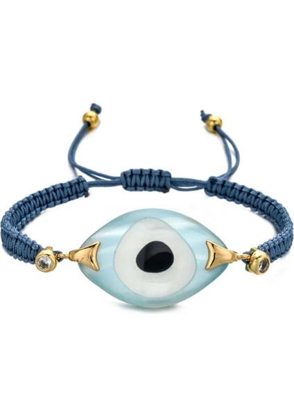 B-B190055Q Şanslı Nazar Bilezikler Kadınlar Için Takı Yaz Moda Yunan Göz Takı Pulsera Türk Gözü Bilezik (Yurt Dışından)