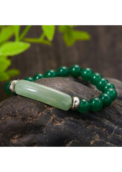 Br20Y0062-2 8Mm Doğal Taş Strand Boncuk Bilezik Reiki Şifa Pembe Kuvars Akik Gül Kristal Charm Bilezikler Kadın Erkek Arkadaşlar Için (Yurt Dışından) fırsatları