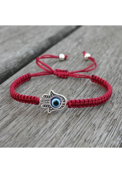 Mavi Türkiye Nazar Bilezik El Yapımı Örgülü Halat Bilezik Ayarlanabilir Erkek Kadın Fatima Bilezik Şanslı Takı Dostluk Bijoux (Yurt Dışından) fiyatları