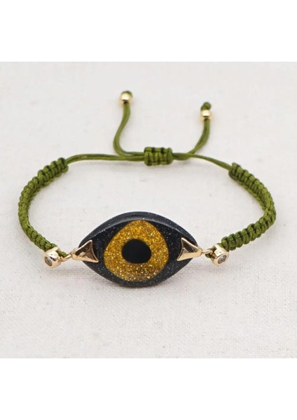 B-B190055M Go2Boho Trendy Şanslı Nazar Takı Dostluk Pulsera Örgülü Bilezikler Türk Gözü Bilezik Kadınlar Takı Için (Yurt Dışından)