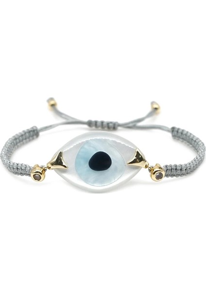 B-B190055M Go2Boho Trendy Şanslı Nazar Takı Dostluk Pulsera Örgülü Bilezikler Türk Gözü Bilezik Kadınlar Takı Için (Yurt Dışından) indirimleri