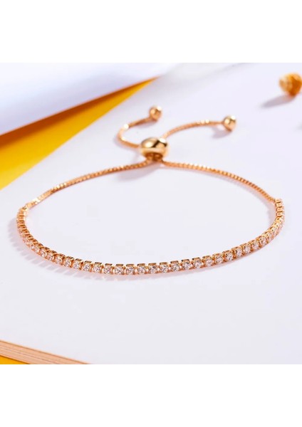 3-2 Mm Mm Moda Charm Cz Tenis Bilekliği Kadınlar Için Lüks Kristal Zirkon Takı Ayarlanabilir Altın Renk Kutusu Zincir Bilezikler (Yurt Dışından) indirimleri