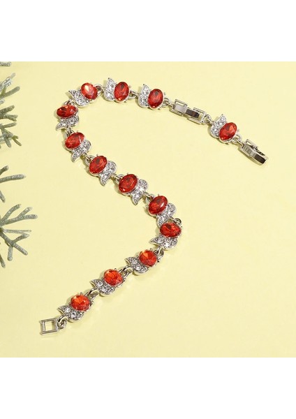 A6895-Pembe Nefis Gizemli Şanslı Renk Kristal Bilezik Charm Gelin Nişan Düğün Takı Anneler Günü si (Yurt Dışından)
