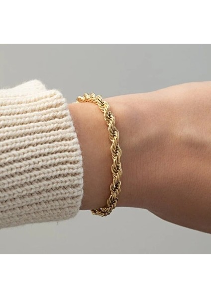 No.3 Boyutu 2021 Moda Kalp Zincir Bilezik Kadın Mizaç Taklit Inci Paslanmaz Çelik Zincir Bilezik Kadınlar Takı Için (Yurt Dışından)