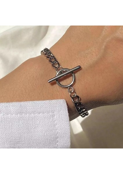 No.3 Boyutu 2021 Moda Kalp Zincir Bilezik Kadın Mizaç Taklit Inci Paslanmaz Çelik Zincir Bilezik Kadınlar Takı Için (Yurt Dışından) fırsatları