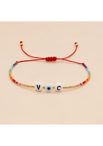 Mı-B220493A Go2Boho Çok Katmanlı Chaarm Bilezikler Kadın Erkek Nazar Boncuklu Kırmızı Halat Şanslı Bilezik Pulsera El Yapımı Takı (Yurt Dışından)