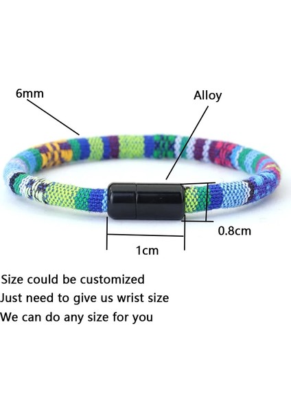 Sarı Kırmızı Bohemian Bilezik Doku Erkekler Magentic Şanslı Kumaş Bilezik Minimalist Etnik Brazalete Erkek Arkadaşı Pulseras Verano Homme Joias (Yurt Dışından) indirimleri