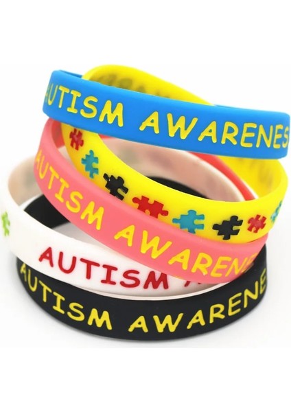 20Cm Tarzı Siyah 5 Pc Bulmaca Silikon Bilezik Ve Bilezikler (Yurt Dışından) fiyatları