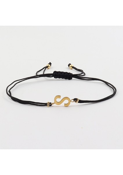 M Tarzı No.7 Boyutu 2023 Yeni Moda A-Z Ilk Harfli Bilezik Kadınlar El Yapımı Ayarlanabilir Halat Bilezik Kadınlar Için Takı (Yurt Dışından) fırsatları