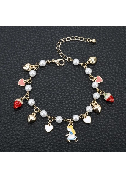 E198 Moda Rhinestone Charm Bilezik Takı The Vampire Diaries Klaus Caroline Forbes Bilezikler Kristal Yay Parlaklık Grirl Için (Yurt Dışından)