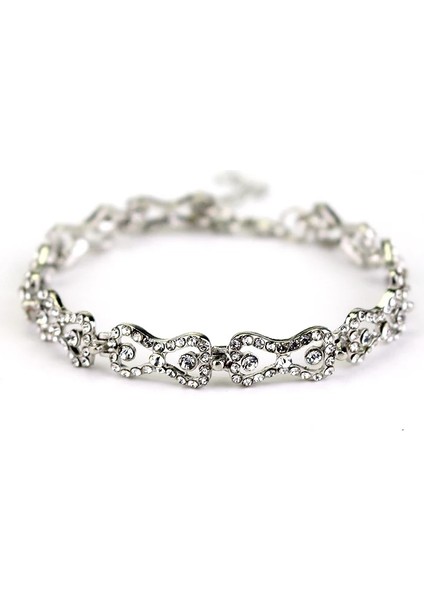 E197 Moda Rhinestone Charm Bilezik Takı The Vampire Diaries Klaus Caroline Forbes Bilezikler Kristal Yay Parlaklık Grirl Için (Yurt Dışından) fiyatları