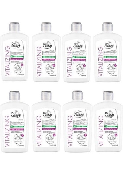 Dr. C. Tuna Vitalizing Sarımsaklı Şampuan 500 ml x 8