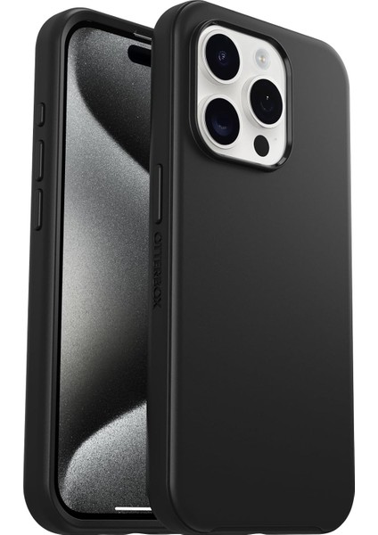 iPhone 15 Pro Için Symmetry Kılıf, Düşmeye Dayanıklı, Koruyucu Ince Kılıf, Askeri Standartlara Göre 3x Test Edilmiştir, Siyah