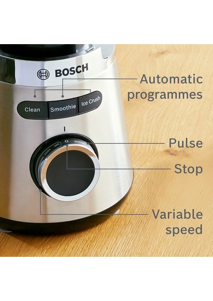 MMB6386M Serie 4, Blender, VitaPower, 1200 W, Paslanmaz çelik