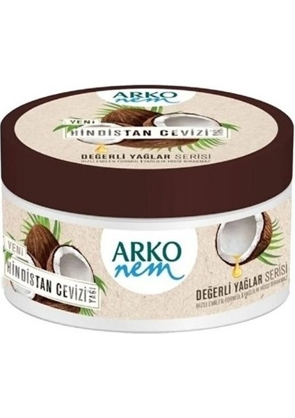 Değerli Yağlar Kremi Hindistan Cevizi 250 ml