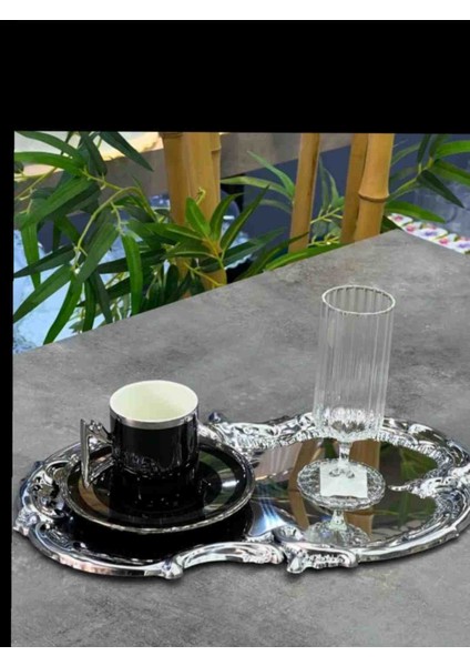 Bulut Metal Gümüş Sunum Tepsisi