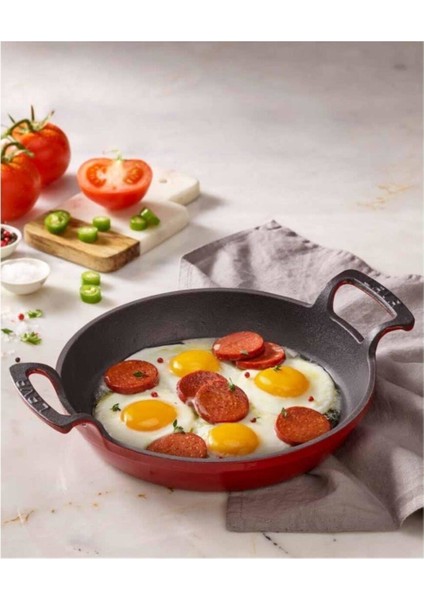 Döküm Sahan Tava Metal Kulplu 20 cm