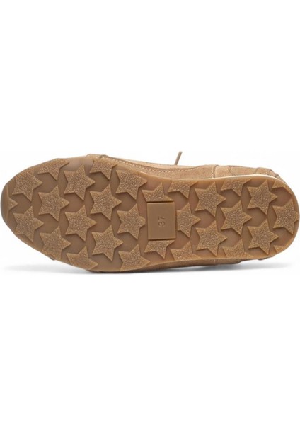 Vizon Hakiki Deri Süet Çift Bağcıklı Kadın Spor Ayakkabı fırsatları