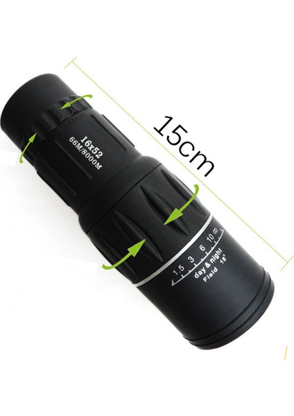 16X52 Çift Odaklı Monoküler Teleskop Avcılık Gözlem Yükseltme Elde Taşınabilir Turizm Gezi Konser Balıkçılık Yelken Maifeng (Yurt Dışından) fiyatları