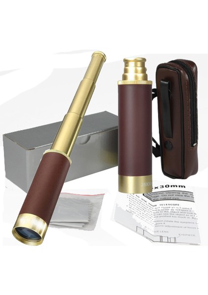 Retro Korsan Teleskop Yakınlaştırılabilir 25X30 Cep Monoküler Katlanabilir Su Geçirmez Kaptan Jack'in Spyglass Elde Taşınabilir Vintage Teleskop (Yurt Dışından) fiyatları