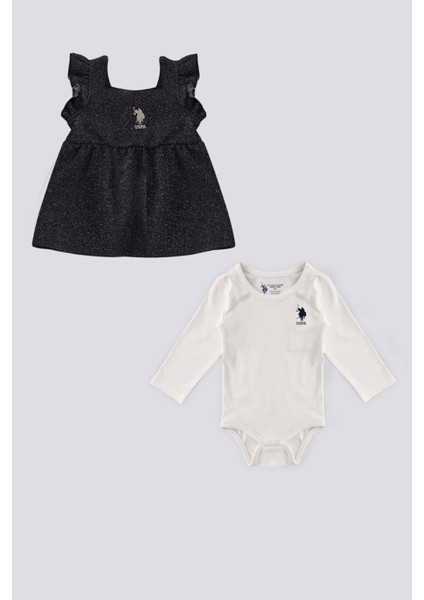 Siyah Salopet Bebek 2'li Takım