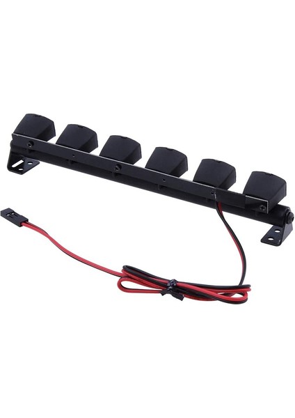 Rc Araba Işık Çubuğu Kiti 6 LED Gövde Kabuk Çatı Işıkları 1/10 Rc Paletli Araba Kamyon Aksesuarları (Yurt Dışından) fırsatları