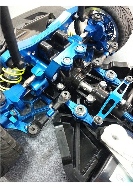 3 Adet Direksiyon Bağlantı Çubuğu Servo Çubuk Tamiya Tt-02 TT-02T TT02 TT02T 1/10 Rc Araba Yükseltme Parçaları Aksesuarları, Gümüş (Yurt Dışından)