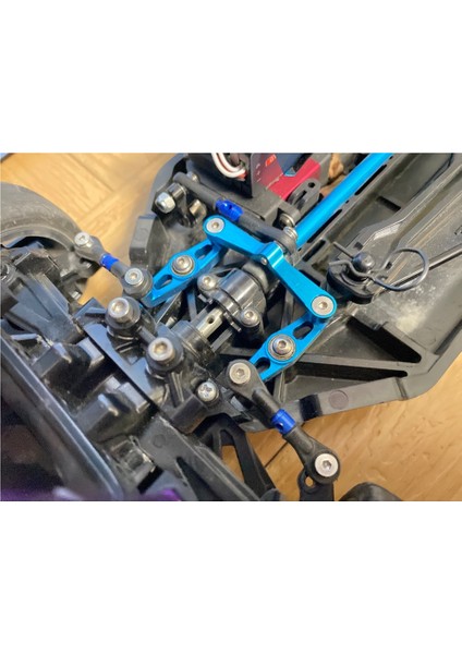 3 Adet Direksiyon Bağlantı Çubuğu Servo Çubuk Tamiya Tt-02 TT-02T TT02 TT02T 1/10 Rc Araba Yükseltme Parçaları Aksesuarları, Gümüş (Yurt Dışından)