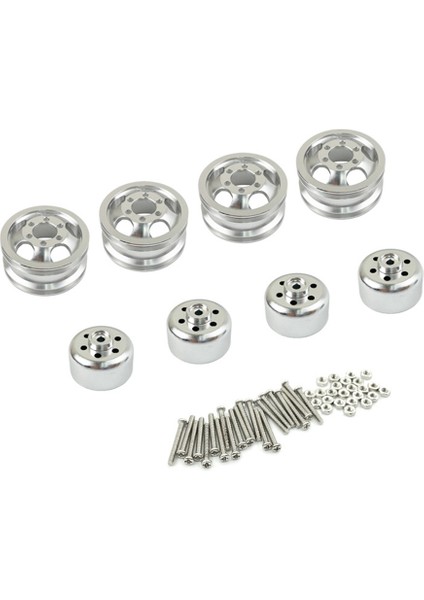 4 Adet Metal Jant Hub Wpl C14 C24 C24-1 C34 C44 B14 B24 1/16 Rc Araba Yükseltme Parçaları Aksesuarları, 3 (Yurt Dışından)