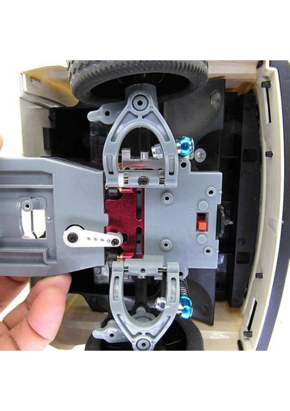 Metal Ön ve Arka Amortisör Montaj Sabit Braketi ile Wpl D12 1/10 Rc Araba Yükseltme Parçaları Aksesuarları, Sarı (Yurt Dışından)