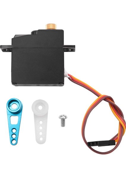 Üç Telli Metal Dişli Servo Wltoys 144001 A959-B A979-B Rc Off Road Araba Rc Araba Yükseltme Yedek Parça Aksesuarları (Yurt Dışından)