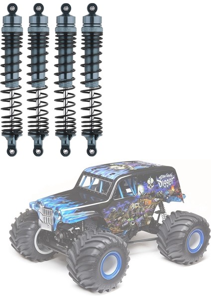 4 Adet Metal Ön ve Arka Amortisör Damperi Losi Lmt 4WD Katı Aks Canavar Kamyon 1/8 Rc Araba Yükseltme Parçaları, 6 (Yurt Dışından) indirimleri