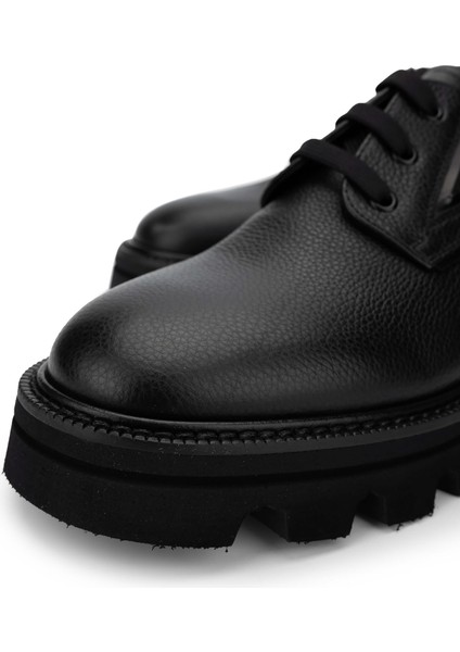 Erkek Deri Siyah Casual Ayakkabı 480 95001 Erk Ayk SK24-25 Nero modelleri