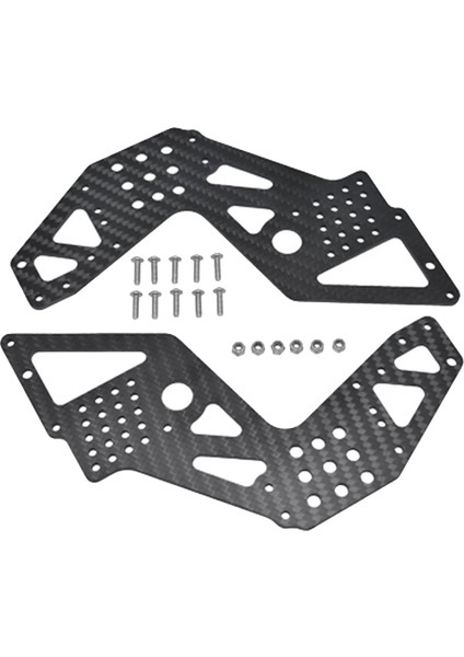 Losı 1/8 Lmt Katı Aks 4WD Canavar Kamyon Için Karbon Fiber Ön/arka Evrensel Yan Koruma Plakası (Yurt Dışından)