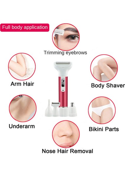 In 1 Vücut Epilasyon Epilatör Koltukaltı Saç Bikini Saç Bacak Saç Kasık Saç Elektrikli Tıraş Kesme Makinesi Tıraş Makinesi Kadın (Yurt Dışından) fırsatları