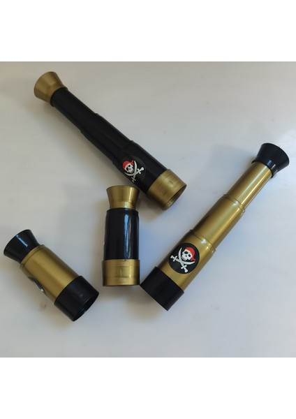 12 Adet Korsan Teleskop Çocuklar Güzel Oyuncaklar Çocuk Oyunu Dekoratif Katlanır Mini (Yurt Dışından) modelleri